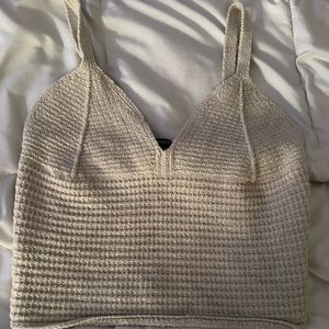 forever 21 waffle knit tank top